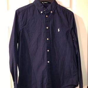 Navy Blue Ralph Lauren button Down